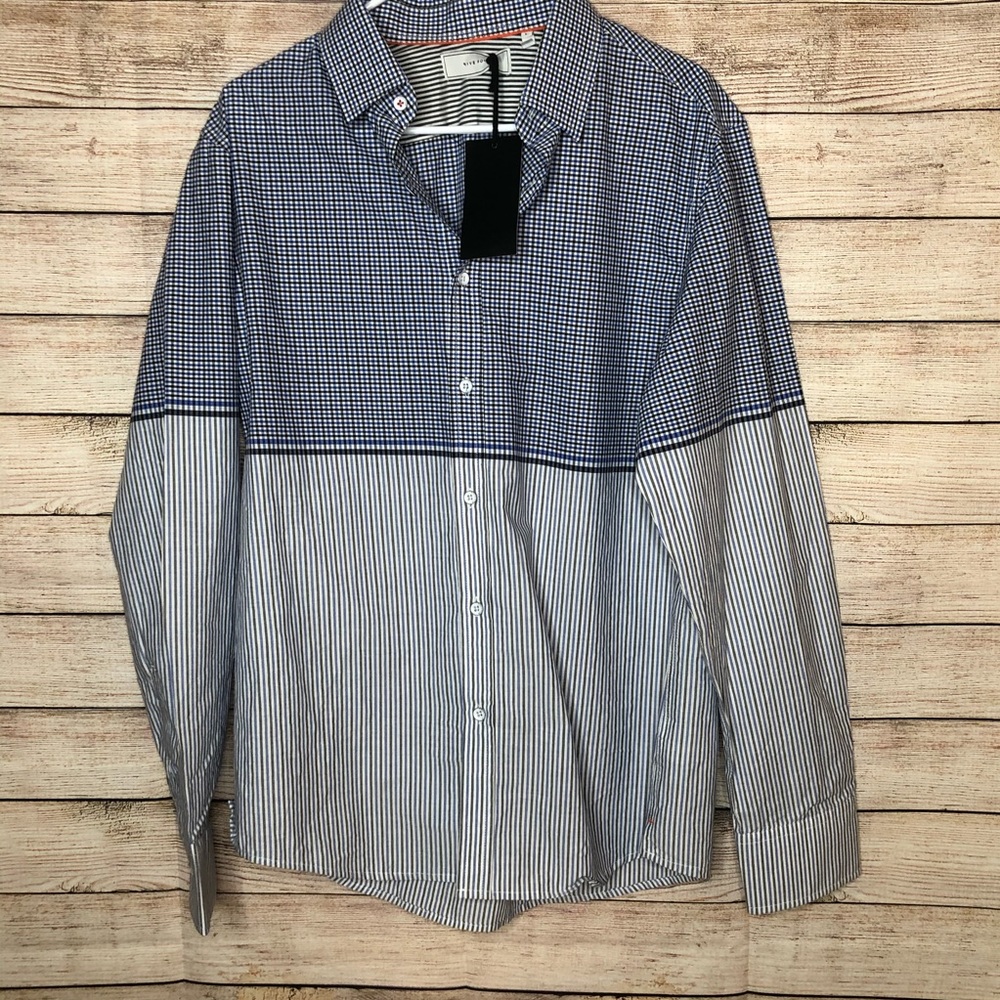 Five Four Bernard Plaid Casual Button‎ Down Shirt